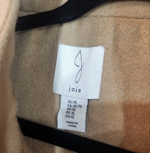 Joie Tan Zip-Up Jacket with Pockets - Picture 6 of 9
